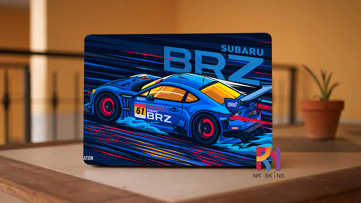 Ubaru BRZ Car Laptop Skin