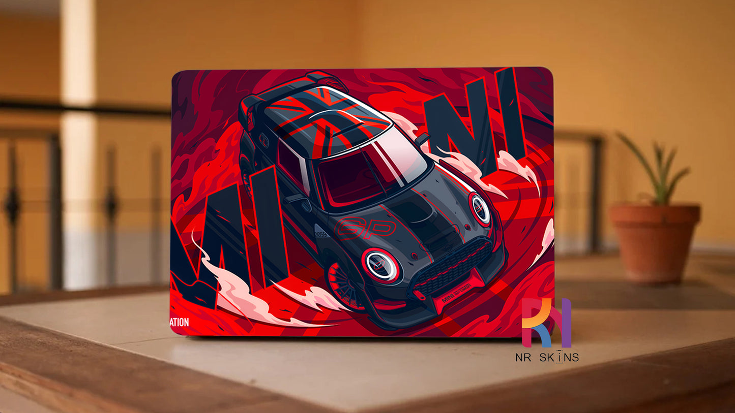 Mini Cooper Car Laptop Skin