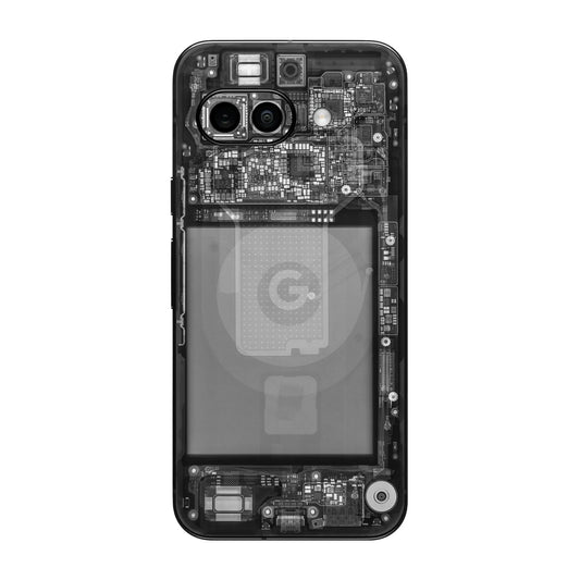 Google Pixel 9a - X-Ray (Dark) Skin