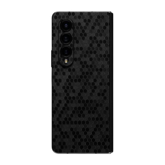 Samsung Z Fold 4 - Honeycomb Black Skin