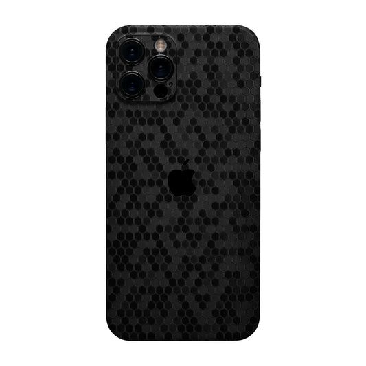 Iphone 12 Pro - Honeycomb Black Skin