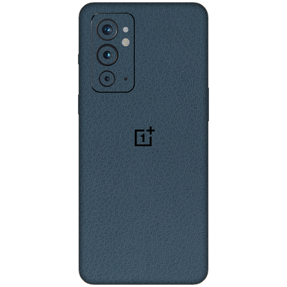 Blue Leather 3M Premium Material Mobile Skins