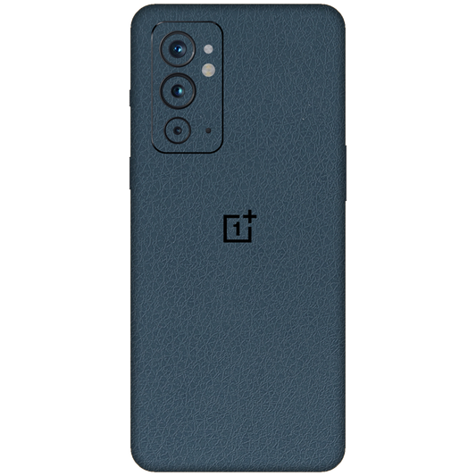 Blue Leather 3M Premium Material Mobile Skins