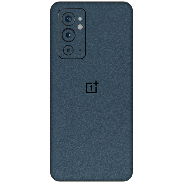 Blue Leather 3M Premium Material Mobile Skins