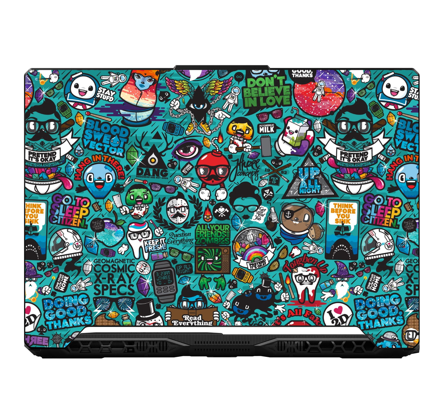 Cartoon Laptop 6D Skin