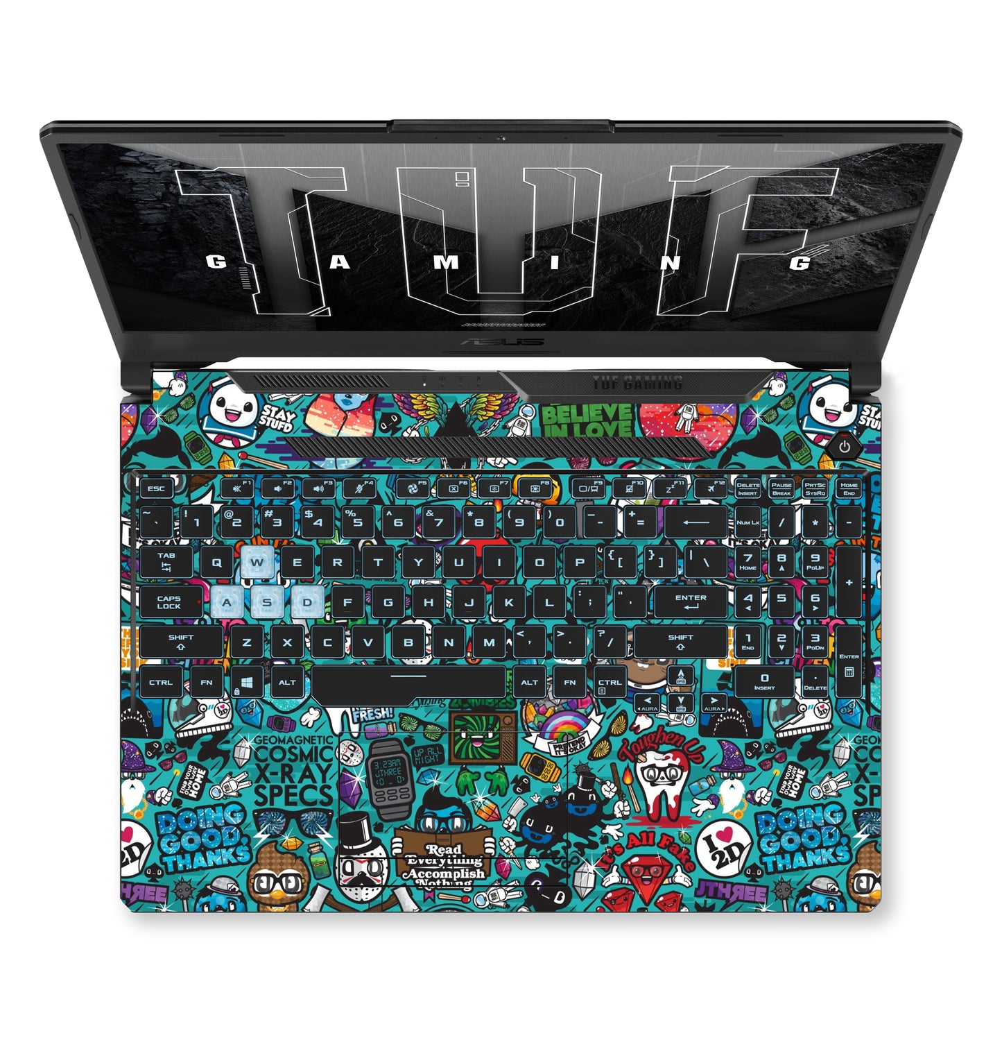 Cartoon Laptop 6D Skin