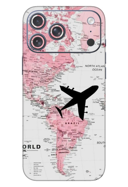 Pink Wolrd Map Mobile (Transperent Skin)