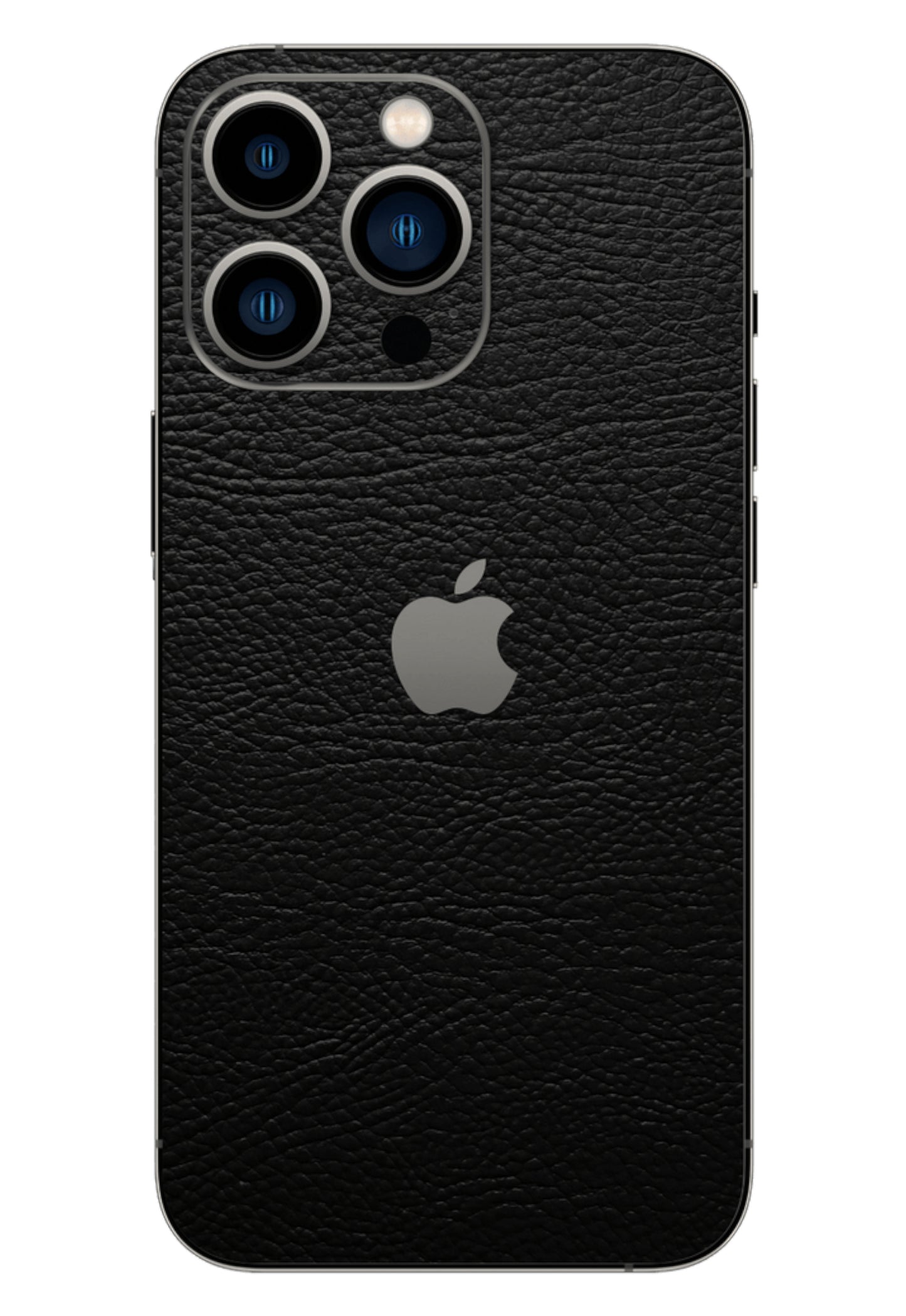 Black Leather 3M Premium Material Mobile Skins