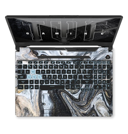 Black Water Color Laptop 6D Skin