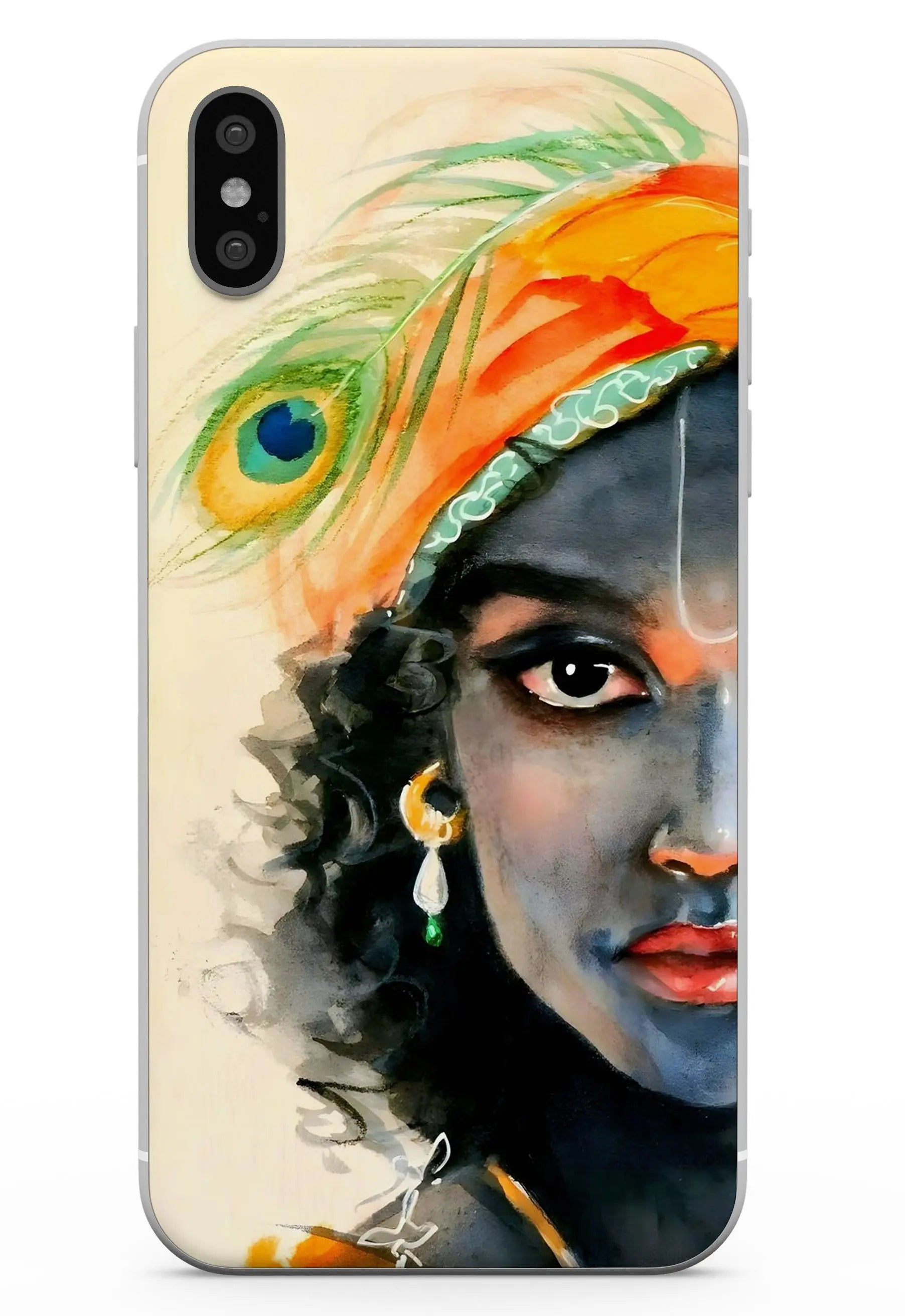 Krishna Half Face Mobile 6D Skin - NR SKINS