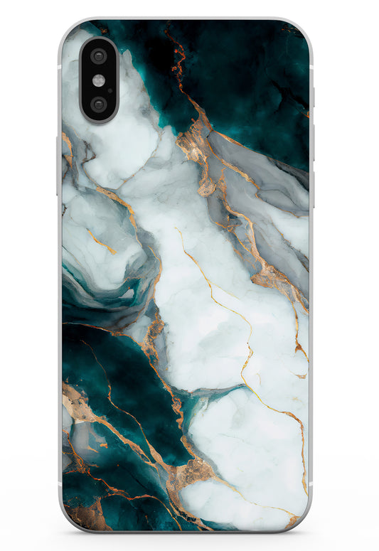 Green Marble Mobile 6D Skin