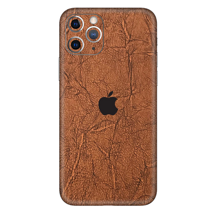 Vintage Leather 3M Premium Material Mobile Skins