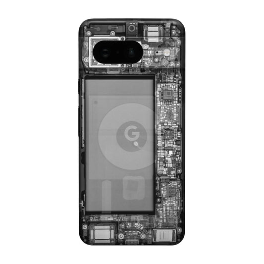 Google Pixel 8a - X-Ray (Dark) Skin