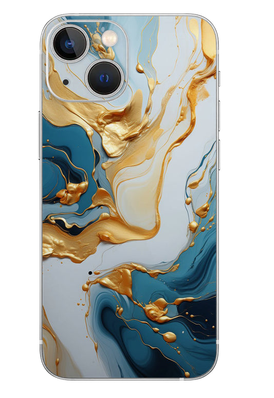 Marble Gold Mobile 6D Skin