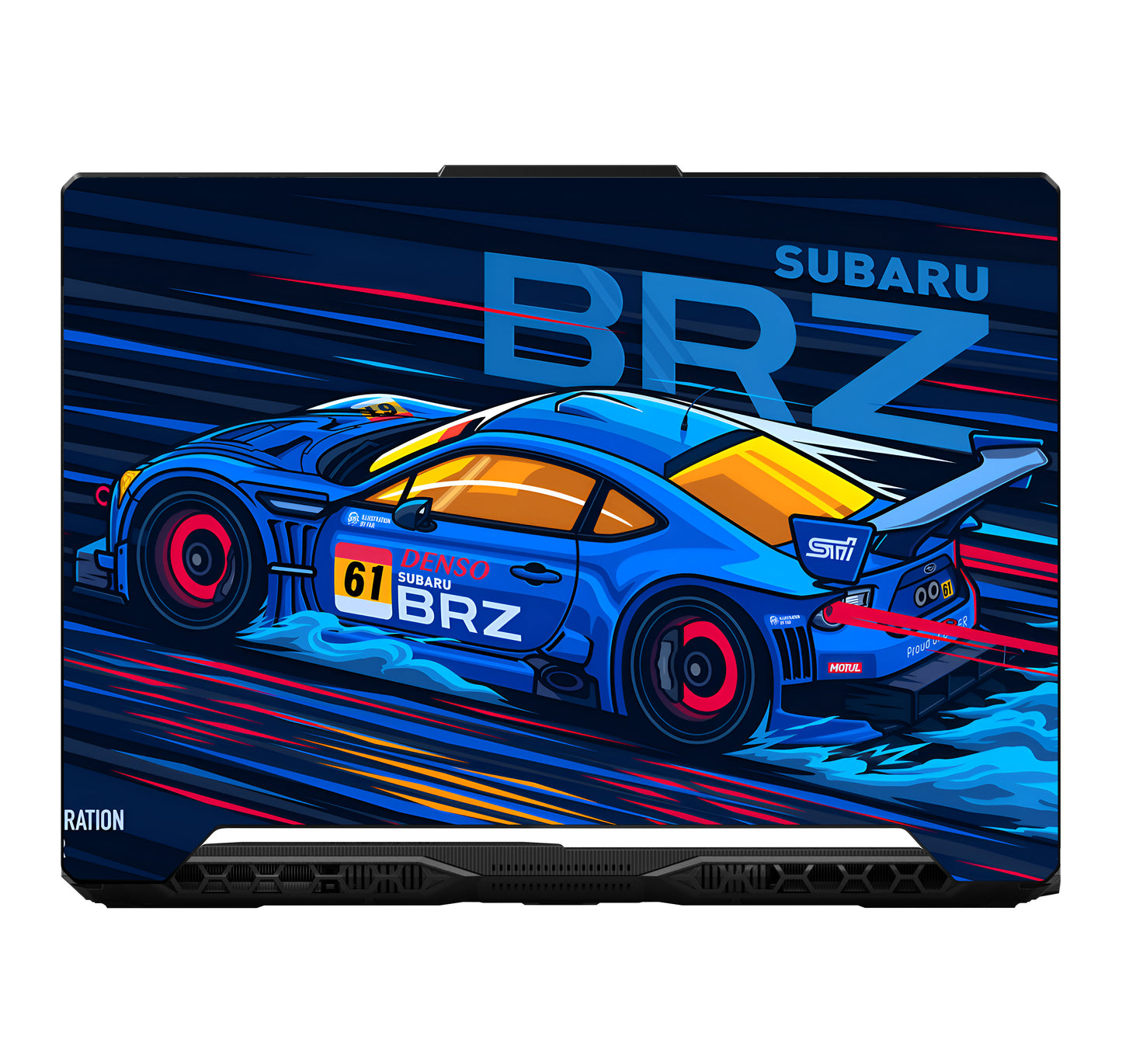 Ubaru BRZ Car Laptop Skin