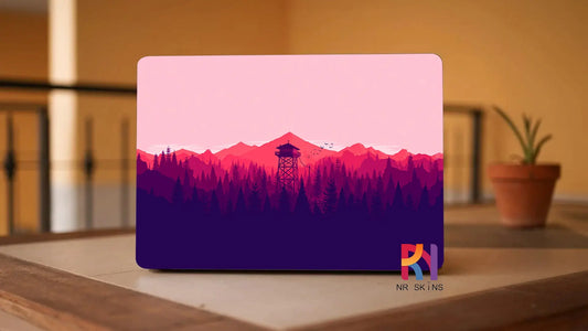 Pink Nature Laptop 6D Skin - NR SKINS